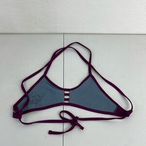 Jolyn Clothing Blue and Purple Bikini Top